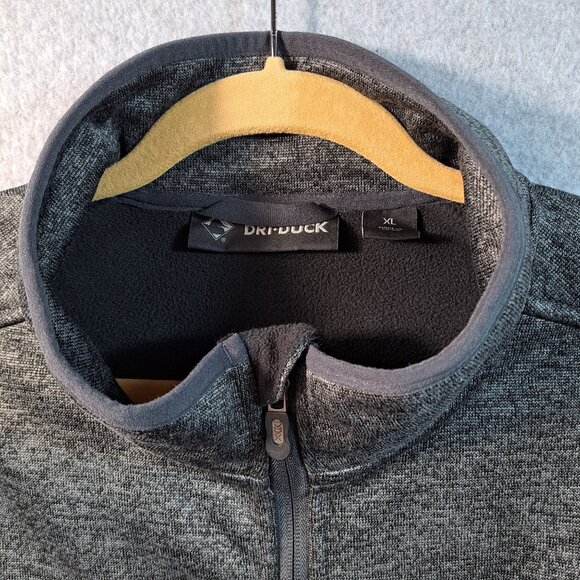 Dri-Duck Traders Atlas Jacket Mens XL Gray Style #5316 Zippered Poly Smart Shell - Picture 11 of 12